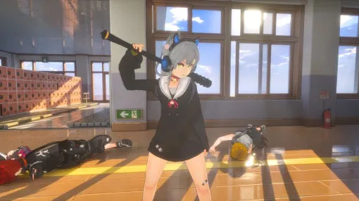 ネコミミ女子高生・大喧嘩アクション『NEKOMIMI DESTRUCTION』発表。武闘派女子が学校内で大暴れ、クラスメイトたちをしばき倒す