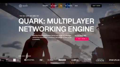 Unityで同接最大30万人のマルチプレイを実現した「Quark Multiplayer」、早期アクセスを開始。アンリアルエンジンにも対応