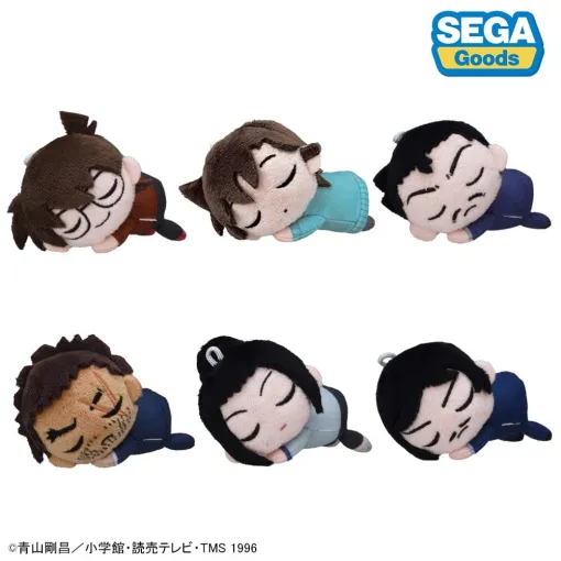 アニメ『名探偵コナン』すやすや眠る姿がかわいい手のひらサイズのぬいぐるみに『隻眼の残像』でも活躍中の大和敢助、上原由衣、諸伏高明が登場