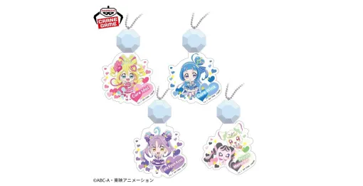 『キミとアイドルプリキュア♪』キュアアイドルたちが光るストラップに。描き下ろしデフォルメイラストがかわいい♪