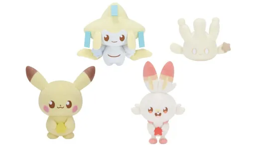 『ポケモン』ニッコリ笑顔がかわいすぎるピカチュウ、ジラーチ、ヒバニー、マホミルのポケピースぬいぐるみが展開中【ポケットモンスター】