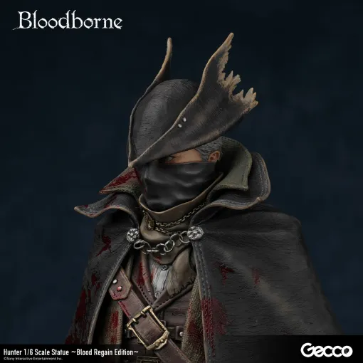 「Bloodborne」，返り血を浴びた「狩人」1/6スケールスタチューの予約受付を開始。持ち替えできる7種類の武器が付属する