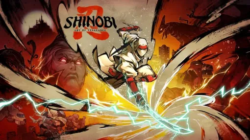 忍者ACT「SHINOBI 復讐の斬撃」，物語のプロローグと主人公ジョー・ムサシをはじめとした5人のキャラクター，2つのステージの情報を紹介