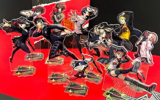 『ペルソナ5R』怪盗団メンバーの躍動感あふれるアクリルスタンドが登場。全員揃えて飾りたい。『ペルソナ3 リロード』『メタファー』新グッズも