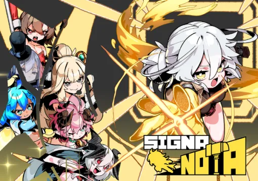 かわいいキャラクターと一騎当千の戦闘が魅力のおはじき系ローグライトSRPG『シグナノタ』本日4月25日Steam配信