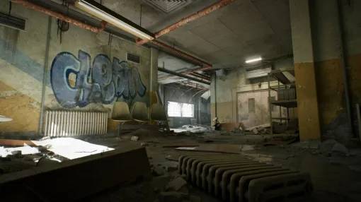 Megascansのアセットで作られた無料サンプルプロジェクト『Derelict Corridor Megascans Sample』、Fabで公開。UE5.5で使用可能