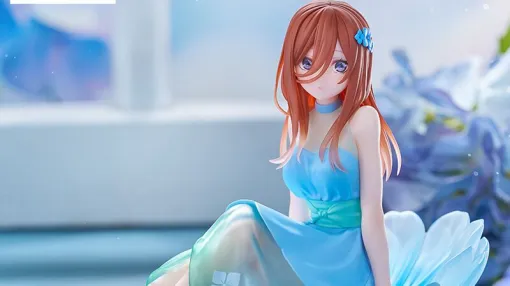 『五等分の花嫁』三玖のBloo-me!フィギュアは本物の花の妖精のよう！ 紫陽花モチーフのドレス姿が美しく儚げな表情にも目を奪われる