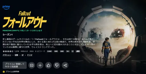 実写ドラマ「フォールアウト」シーズン2の撮影完了が報告される。公開日は思ったより近いかも