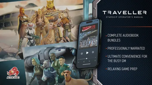 TRPG「トラベラー」の関連書籍をオーディオブック化するクラウドファンディングがスタートに。宇宙船の操縦法など様々な知識をプロの朗読でお届け