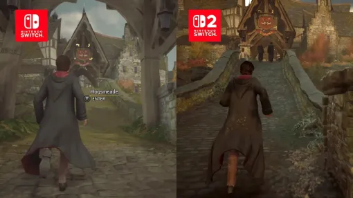 『ホグワーツ・レガシー』Switch 2版とSwitch版の公式比較映像公開。“無茶移植”からの進化お披露目、ホグズミードにもシームレスにエントリー