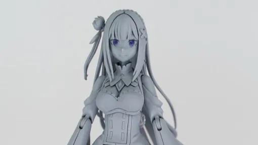 『リゼロ』エミリアのプラモデル原型が公開。2種類の衣装でカドプラから登場【静岡ホビーショー・Re:ゼロから始める異世界生活】