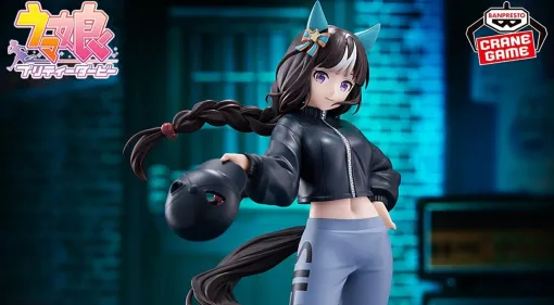 『ウマ娘』BoC’zフィギュアのトリを飾るのはMACOtMaiことホッコータルマエ。不動のセンターらしい堂々としたポーズでちらりと覗くお腹もイイ