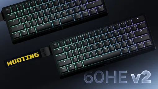「ラピッドトリガー」で知られるWooting、ゲーミングキーボードの新作「Wooting 60HE v2」を2025年第4四半期にリリースへ