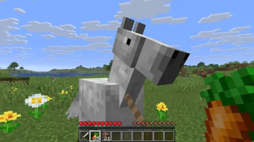 『マインクラフト』最新スナップショットで、ウマがニンジンを食べるように。ついに