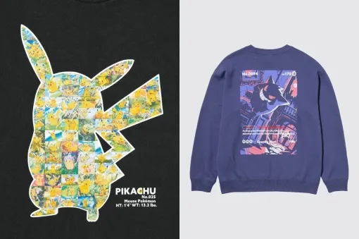 『ポケカ』&『ポケポケ』とユニクロのコラボUT&スウェットが発売決定。歴代“ピカチュウ”イラストをコラージュした絵柄が壮観