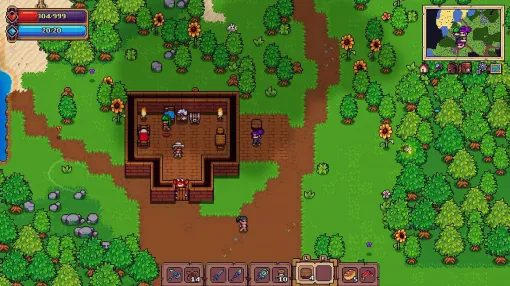 オープンワールド島サバイバルクラフト『Tinkerlands』初動で大ブレイク中。最大4人プレイ対応、伸びしろ満載の『テラリア』風冒険生活ゲーム