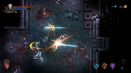 見下ろし型ローグライト＋ハクスラが融合した爽快アクション『Shadow of the Depth』はダークアート風のグラフィックが雰囲気バッチリ！【電撃インディー#1023】