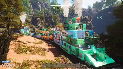 列車クラフトサバイバル『レールボーン』発表。最大4人協力プレイ対応、列車を自由に組み立てて線路だらけの惑星を生き抜く