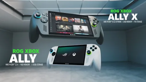 Xboxの携帯型ゲーミングPC「ROG Xbox Ally」シリーズ2機種が発表。2025年のホリデーシーズンに発売予定