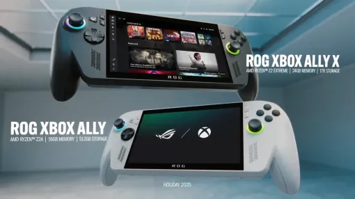 手で持てるXbox「ROG Xbox Ally」 が発表 2025年のホリデーシーズンに発売へ