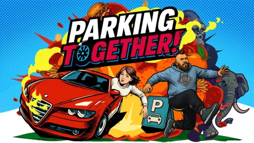 ヤネウラゲームス、新作インディーゲーム『Parking Together!』体験版をSteamで公開…2人で協力して1台の車を目的地に“駐車"する