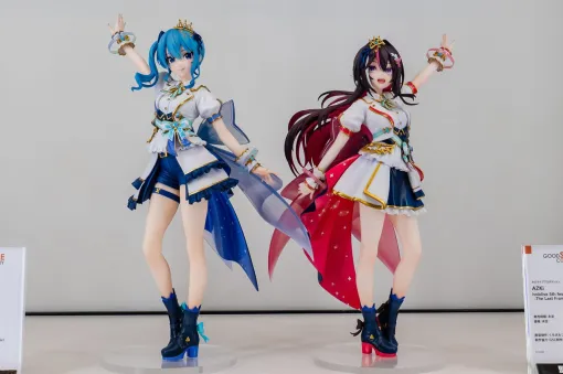 『ホロライブ』新作フィギュアまとめ。星街すいせい、AZKiの5周年フェスのステージ衣装フィギュアが公開。白銀ノエルや雪花ラミィの新たなフィギュア化も【スマイルフェス2025写真レポート5】