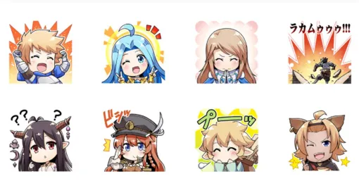 “じゅるりあ”からラカムの自爆オチまで。ネタ満載で楽しい『グラブル』LINEスタンプ3選【グランブルーファンタジー】
