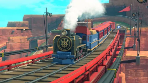 『マリオカート ワールド』の鉄道には「ちゃんと路線が存在する」というユーザー報告。各駅に停車し、乗客も乗り降り