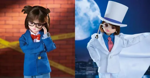 【名探偵コナン×リカちゃん】コラボで江戸川コナン＆怪盗キッドがリカちゃん人形に!? 腕時計型麻酔銃や衣装もしっかり再現