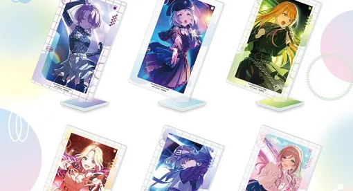 『学マス』葛城リーリヤ、有村麻央ら6名の美麗イラストがスタンド付きアートアクリルプレートに【学園アイドルマスター】