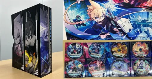 『蒼き雷霆 ガンヴォルト トライアングル エディション』の同梱物が“重い”。約300ページの資料集、8枚組のCDなど…10周年にふさわしい豪華特典の実物を借りてみた 『蒼き雷霆 ガンヴォルト トライアングル エディション』の同梱物が“重い”。約300ページの資料集、8枚組のCDなど…10周年にふさわしい豪華特典の実物を借りてみた