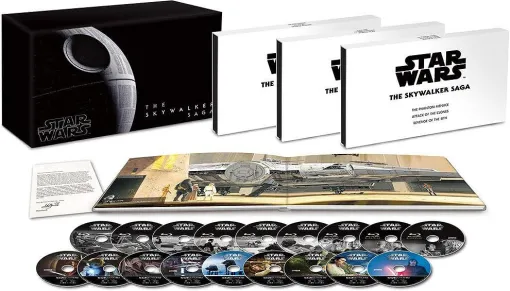 『スター・ウォーズ スカイウォーカー・サーガ』コンプリートBOX（4K UHD）が35％オフの35,750円で販売中。SW全9作が1つに！【Amazonプライムデー先行セール】