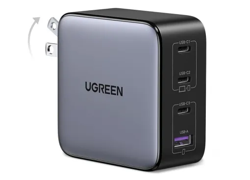 【Amazonプライムデー】43%オフ4,587円で買えるコンパクトで最大100W出力の4ポート充電器