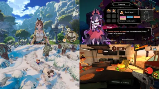 『ライザのアトリエ』シリーズ3作決定版。銃撃ハンバーガー調理シム。無料わんわん探索ゲームはすこぶる好評。今週の見逃せないゲーム記事7選