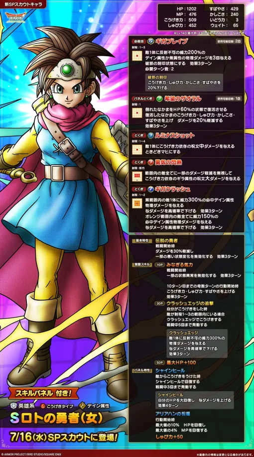 「ドラゴンクエストタクト」リリース5周年記念キャンペーンを開始。ロトの勇者（女）や新コンテンツ「極限ボスラッシュ」を実装