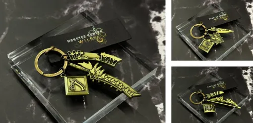 「モンスターハンターワイルズ」全14種類の武器がキーチャームとなって登場。新作グッズ「武器チャームコレクション」を本日発売