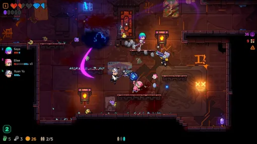 最大4人協力プレイ対応ローグライクアクション『Neon Abyss 2』Steam早期アクセス配信開始。個性派武器とアイテムシナジーで暴れまくる