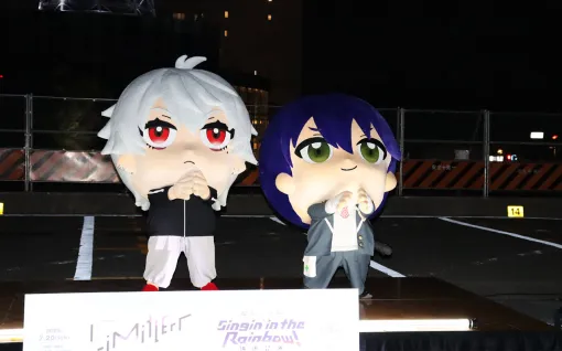 ライブの成功を願ってライトアップ！　「にじさんじ×横浜マリンタワー」点灯式レポート。横浜らしい企画やビデオメッセージも