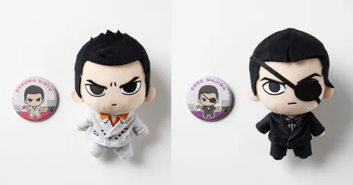 『龍が如く』シリーズのぬいぐるみ＆缶バッジセットが多数登場！ 1位はみんな大好きなあの人がランクイン【今週の人気商品ランキングTOP10／エビテン】
