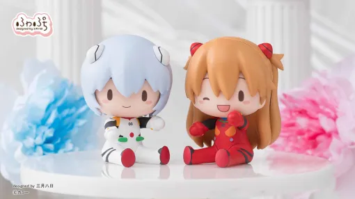 『ヱヴァンゲリヲン新劇場版』プラグスーツ姿のレイ＆アスカが表情やポーズを変えて楽しめる“ふわぷち”デフォルメフィギュアに登場