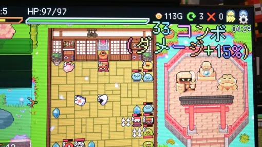 アイテムや敵の配置が「スロット」で決まるローグライク『Slot & Dungeons』。ビルド次第では戦わずに敵を全滅させることも可能【BitSummit the 13th】