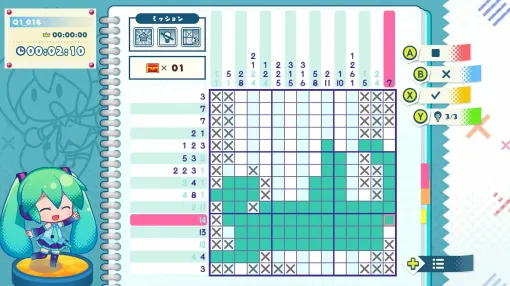 「初音ミク」お絵描きパズルゲーム『初音ミク ロジックペイントS+』配信開始。たっぷり1000問以上収録、ミクたちの着せ替えやお部屋カスタマイズなど新要素も