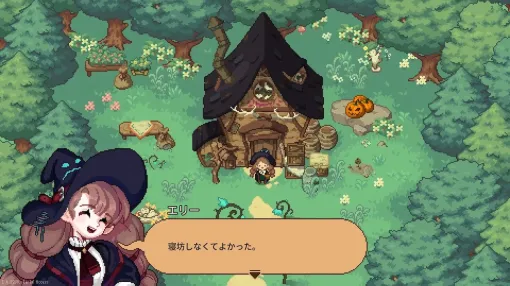 人気魔女っ子スローライフRPG『Little Witch in the Woods』9月4日いよいよ正式リリースへ。猫を愛でたり村人と仲良くなったり、戦闘なしのんびり生活