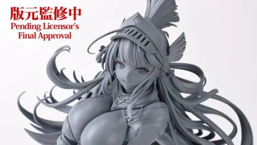 『閃乱カグラ』ビキニアーマー姿の鴇がフィギュア化、原型初公開。豊満な肢体やアーマーなど期待感大の造形！【WF2025S】