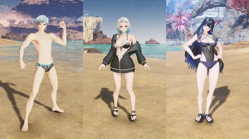 【NGS ver.2 7月23日配信】海やプールで大活躍するオシャレな水着がACスクラッチで登場。ラッピーうきわに乗るモーション変更も実装