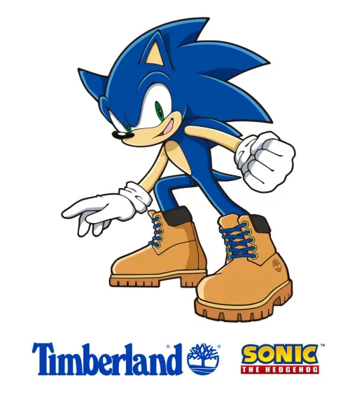 ソニックとティンバーランドがコラボ。渋谷PARCOの“SEGA STORE TOKYO”のオープンを記念して、コラボアイテムが数量限定で発売