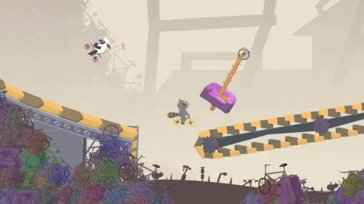 『Ultimate Sheep Raccoon』2025年冬に配信決定。『アルチキ』の流れを汲む最大8人のチャリ対戦パーティバトルゲーム【インディーワールド】