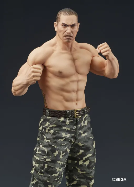 『龍が如く』冴島大河が刺青姿でスタチューフィギュア化。迫力ある表情や虎と笹の刺青を徹底再現！ 真島吾朗の再販も決定