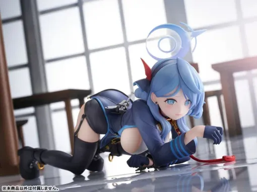 ゲヘナ学園の風紀委員“天雨アコ”の1/7フィギュアの予約販売を受付中。先生との賭けに負け、罰ゲームとして首輪をつけることになる絆ストーリーのワンシーンを立体化【ブルアカ】