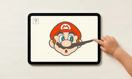 『スーパーマリオ64』の顔いじりが小さな子向けに無料アプリ化！？さわって遊ぶおもちゃのような『かおマリオ』8月26日配信